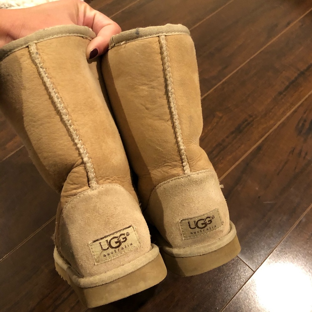 Sand color ugg boots